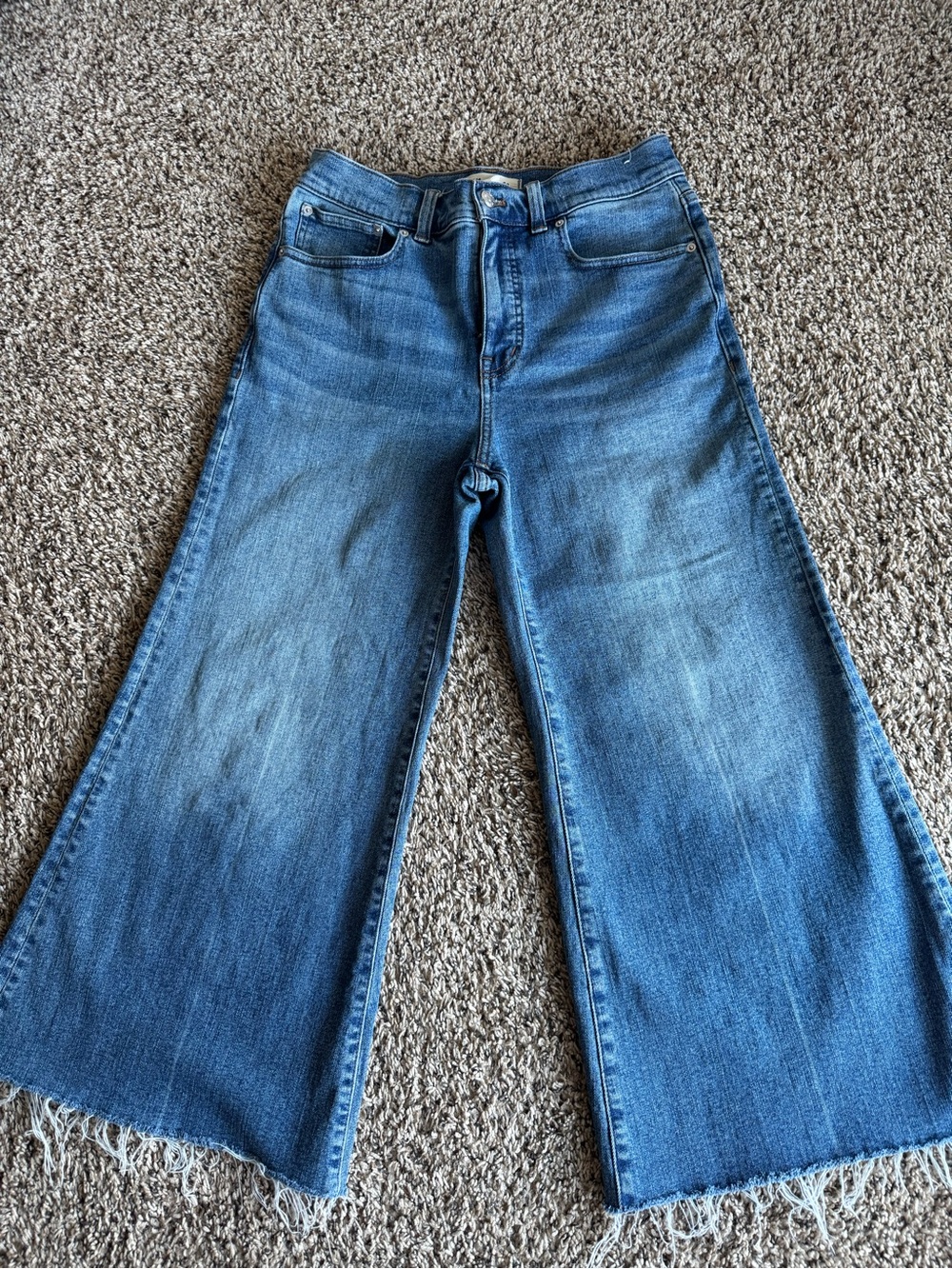 Women’s MADEWELL Wide Leg Blue Jeans 28P